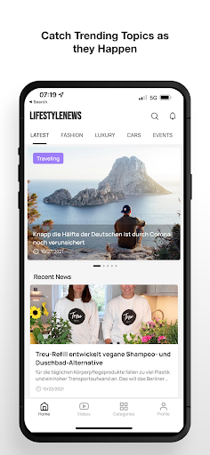 Android application Lifestylenews screenshort