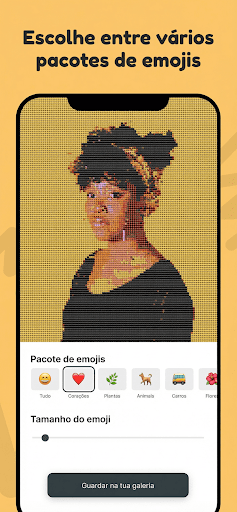 Emoji photo Mosaic - Faça arte Captura de Tela do Aplicativo Android 2