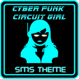SMS Theme CyberPunk Girls icon
