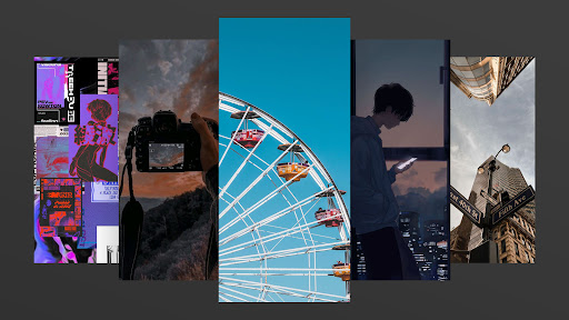 Android application Aesthetic Wallpapers screenshort