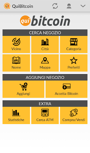 Android application Qui Bitcoin screenshort