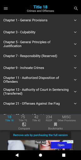 Android application Pennsylvania Criminal Justice screenshort