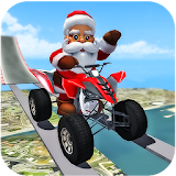 Crazy Santa Impossible ATV Bike Stunts icon