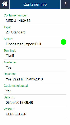 POC Container App Screen 2