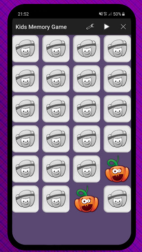 Android application Memory Game screenshort