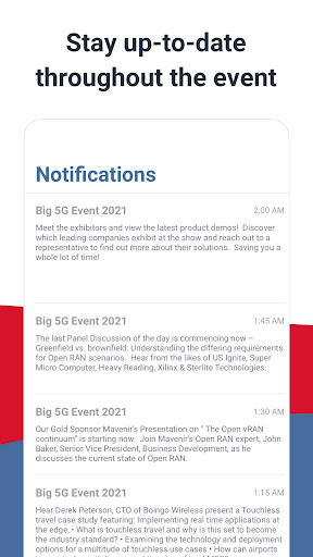 Screenshot of BIG 5G Event