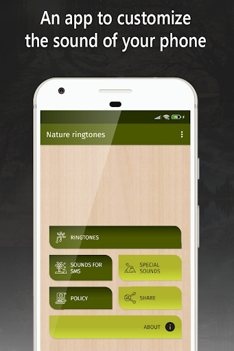 Android application nature ringtones for phone screenshort