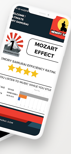 Android application Memory Samurai screenshort