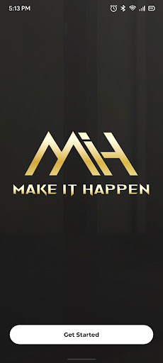 Android application Make It Happen Fit screenshort