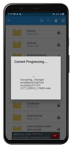 T File Locker Screen 3