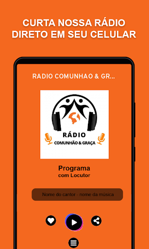 Android application Radio Comunhão & Graça screenshort