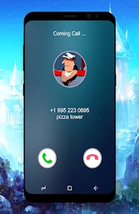 fake call from pizza tower