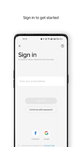 Screenshot of OnePlus Account