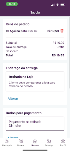 Android application Prainha Barra screenshort