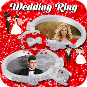 Ring Wedding Dual Photo Frame