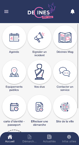 Android application Décines-Charpieu avec vous screenshort