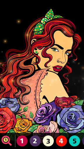 Ink Number Coloring for Adults Screen 3
