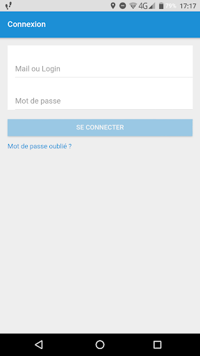 Android application Lycée Raspail screenshort