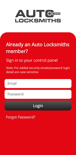 Android application Auto Locksmiths screenshort