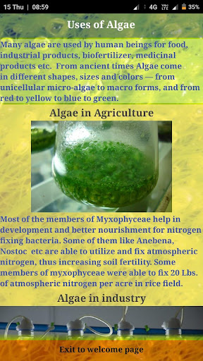 Useful Algae & their Applicati Screen 2