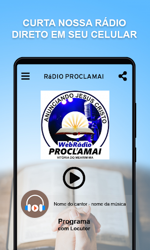 Android application Rádio Proclamai screenshort