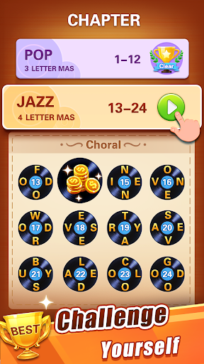 Word Games Music - Crossword Puzzle  screenshots 7