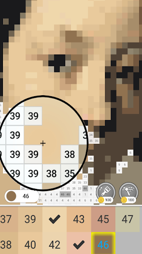 Android application Dot gallery : Number coloring screenshort