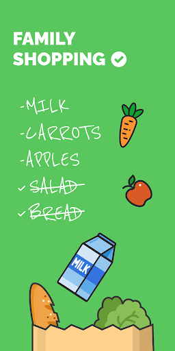 Screenshot of Grocery List: Family Shopping