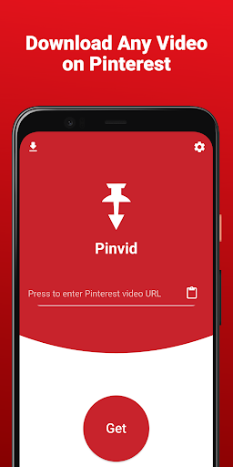 Android application Video Downloader for Pinterest screenshort