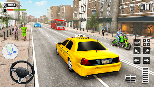 Taxi Driver 3D: City Taxi Game Screen 2