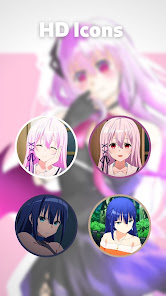 Captura de Pantalla 4 Anime Icons android