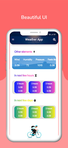 Android application Weather App screenshort