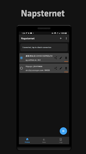 Android application Napsternet VPN - V2ray VPN screenshort