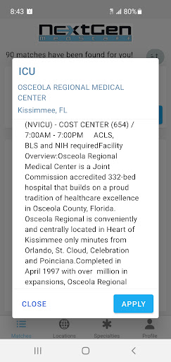 NextGenMedStaff: Travel Nurse Screen 3