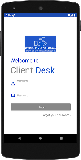 Android application Bharat Big Investment screenshort