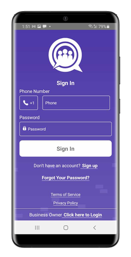 Android application apployMe screenshort