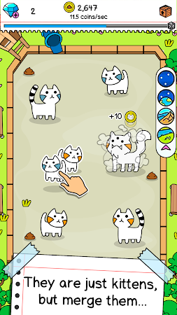 Game screenshot Cat Evolution: Merge Animals mod apk