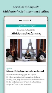 Süddeutsche Zeitung Screenshot