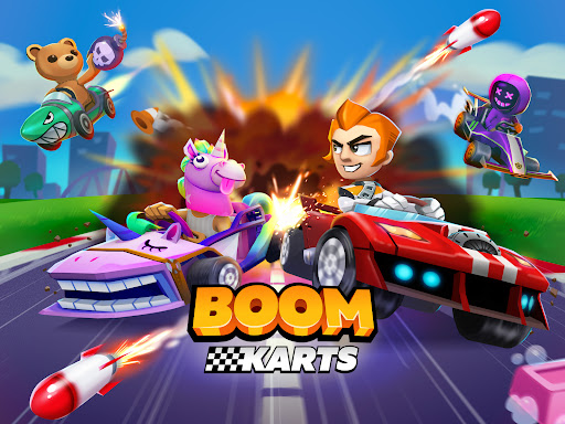 Boom Karts Multiplayer Racing - Racing - games