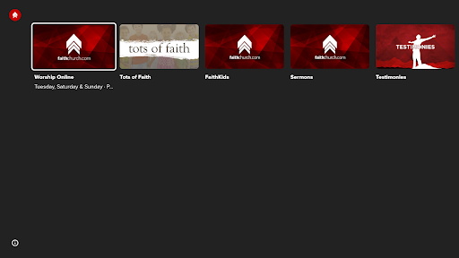 Screenshot of FaithChurch.com