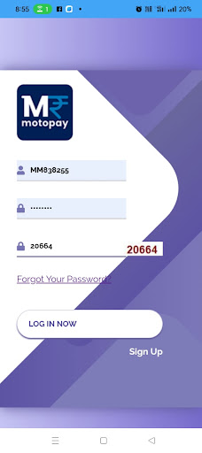 Android application Motopay : Scan&Pay, Recharge. screenshort
