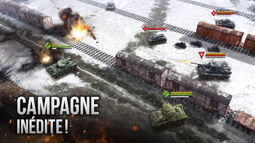 Télécharger Armor Age: Tank Wars — WW2 Platoon Battle Tactics  APK MOD (Astuce) screenshots 1
