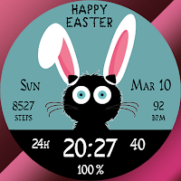 EY38 Easter Bunny Watchface