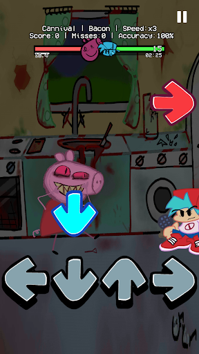 لعبه FNF .Exe Horry Music 4.0 apk مهكر4