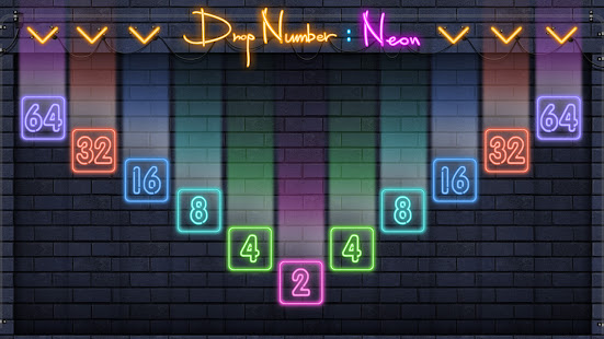Drop Numberu2122: Neon 2048 1.1.0 APK screenshots 1