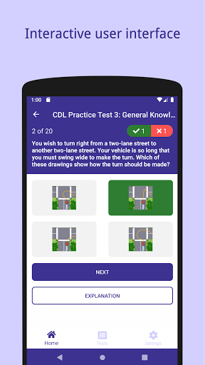 DMV Practice Test - Car & Moto Screen 2