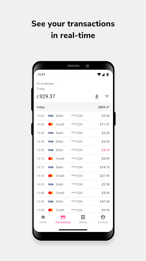Paymentsense Dashboard Screen 3