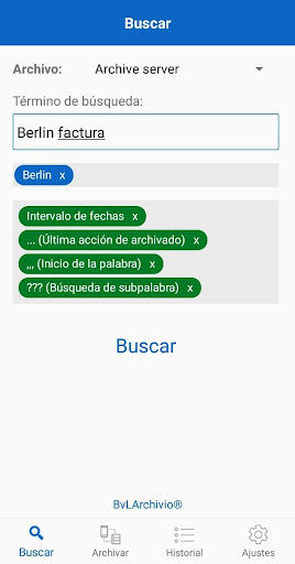 Vista previa de la aplicación