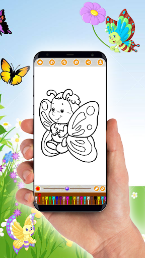 butterfly coloring book 2019  free app store data  revenue