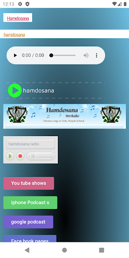 Hamdosana Masihi Radio Screen 3